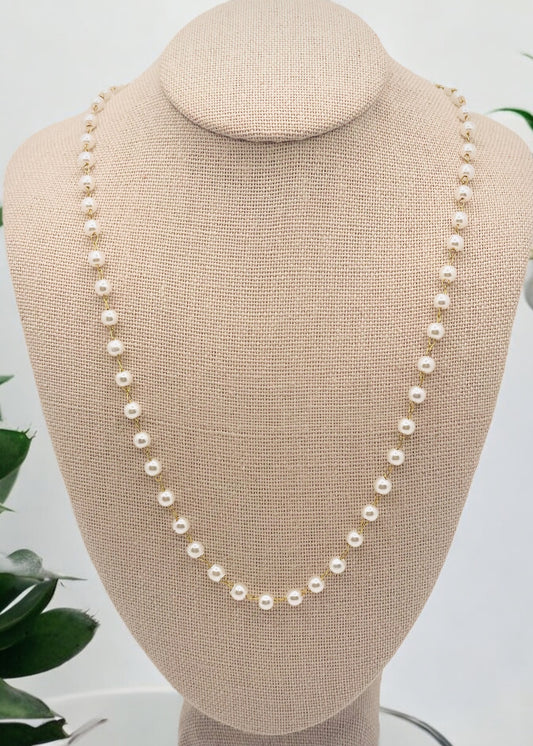 4mm Pearl Necklace