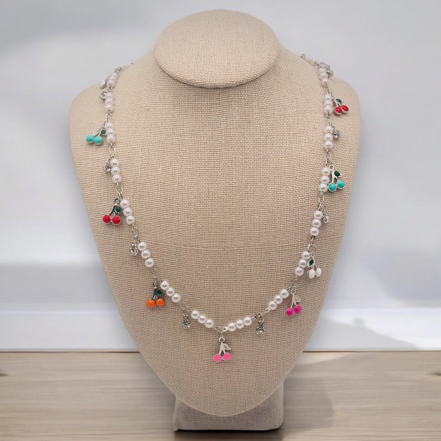 Cherry Pearl Necklace