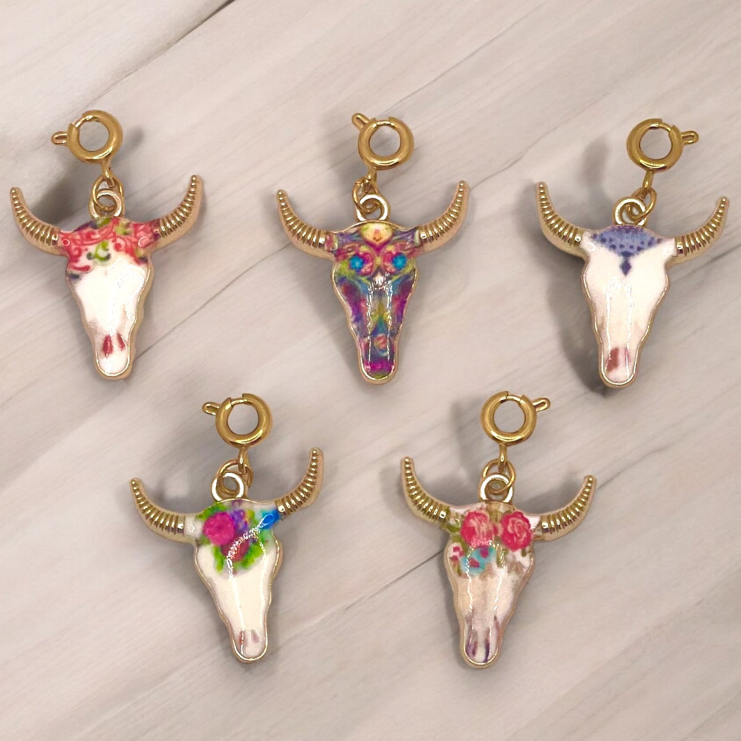 Decorative Bull Head Charm