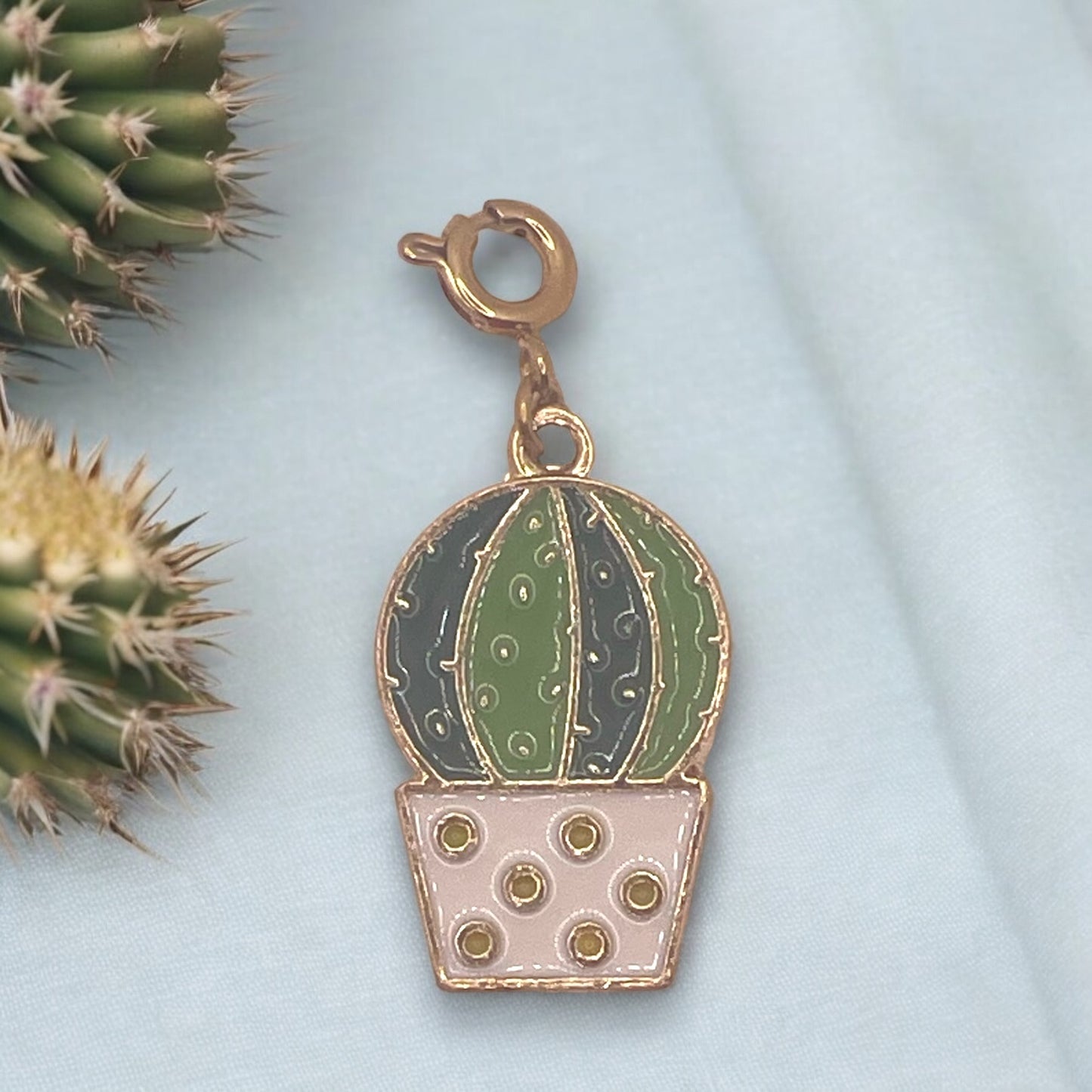 Porky Cactus Charm