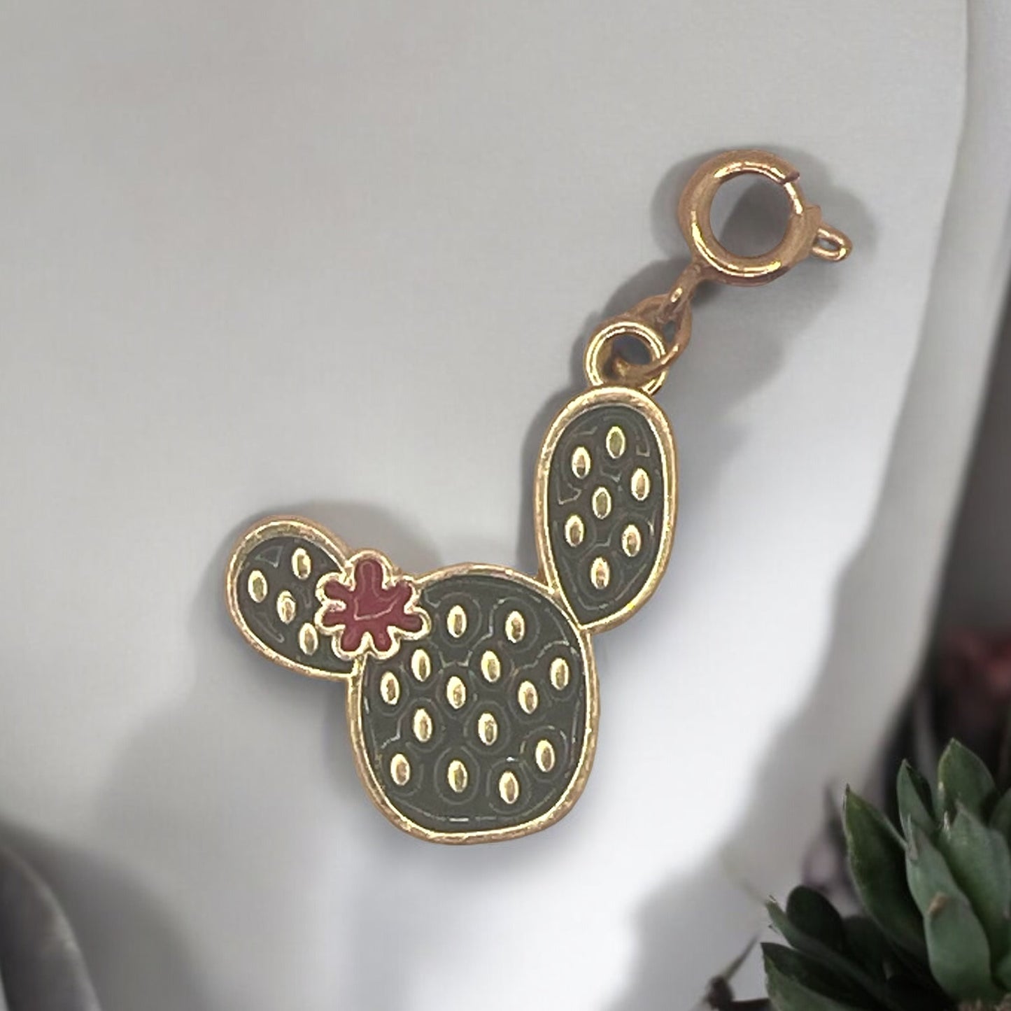 Ms. Prickley Cactus Charm