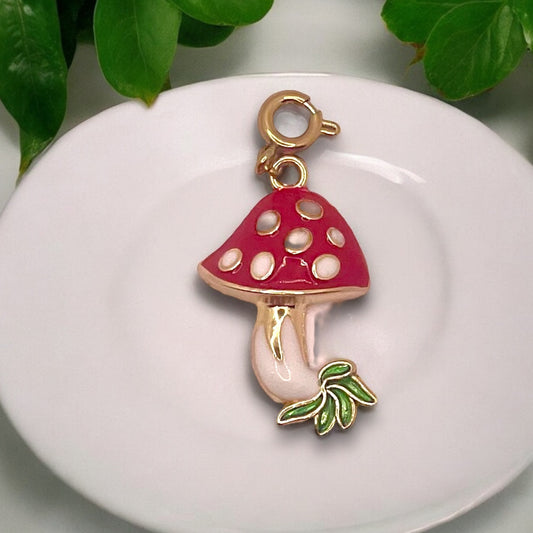 Grass Mushroom Charm