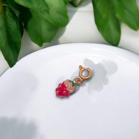 3D Strawberry Charm