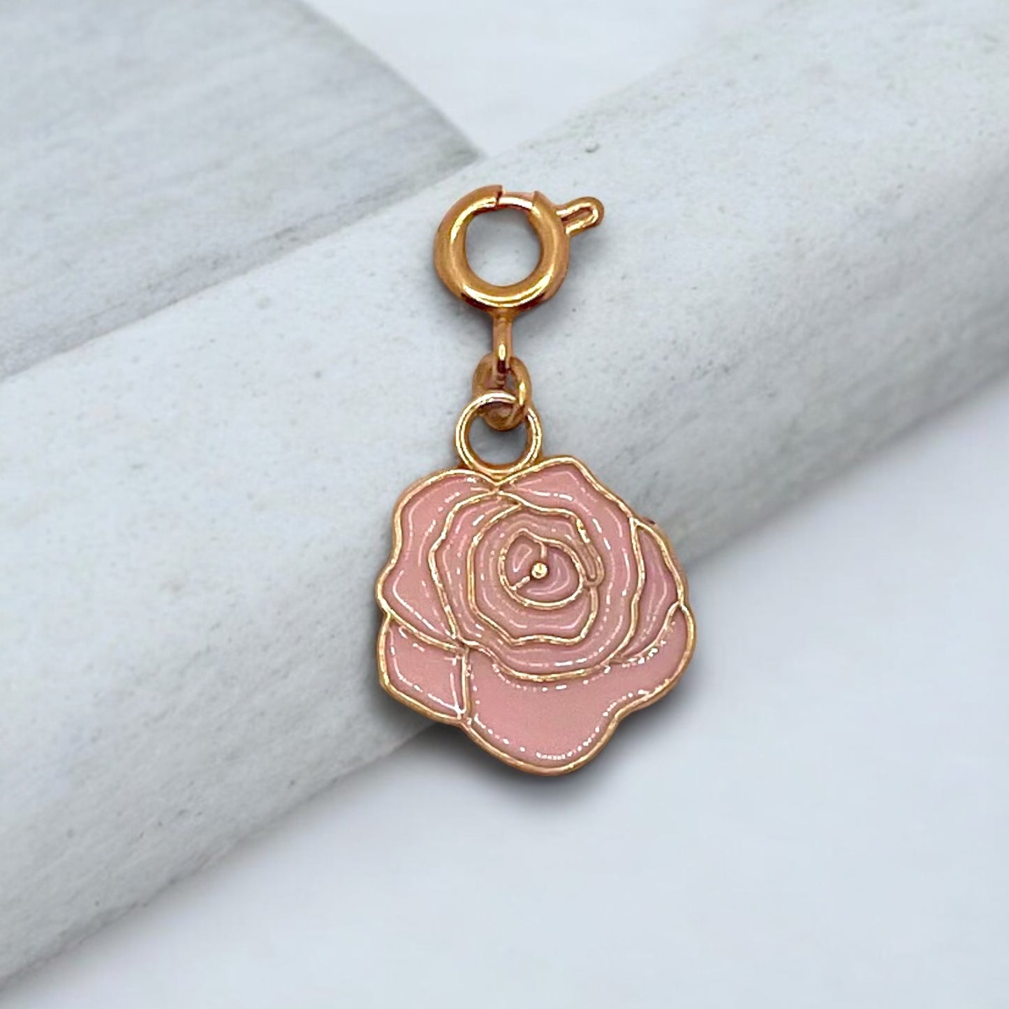 Rose Flower Charm