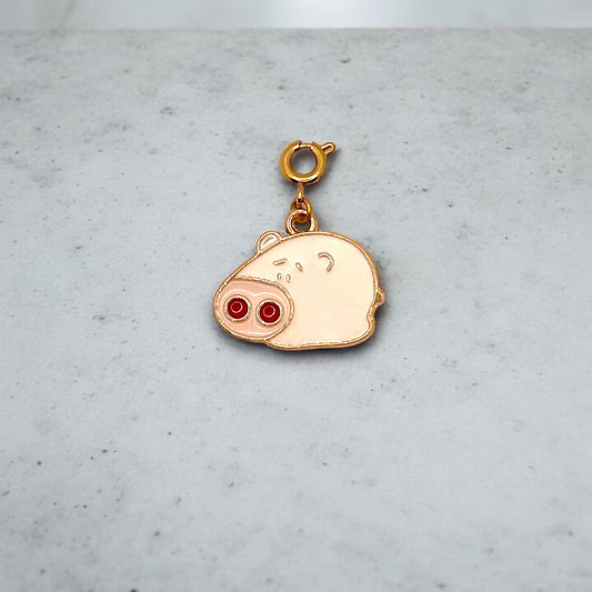 White Pig Charm