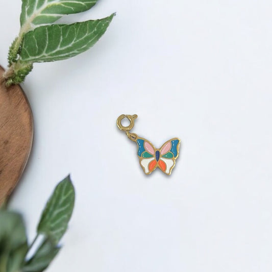 Colorful Butterfly Charm