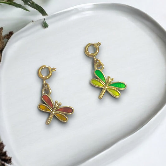 Prismatic Dragonfly Charm