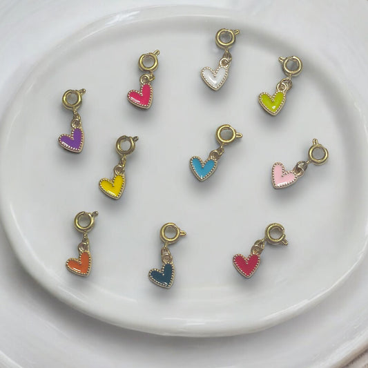 Mini Heart Charms