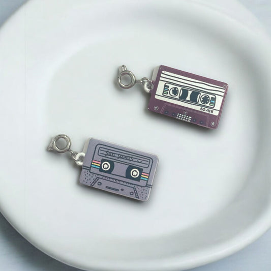 Cassette Tape Charms