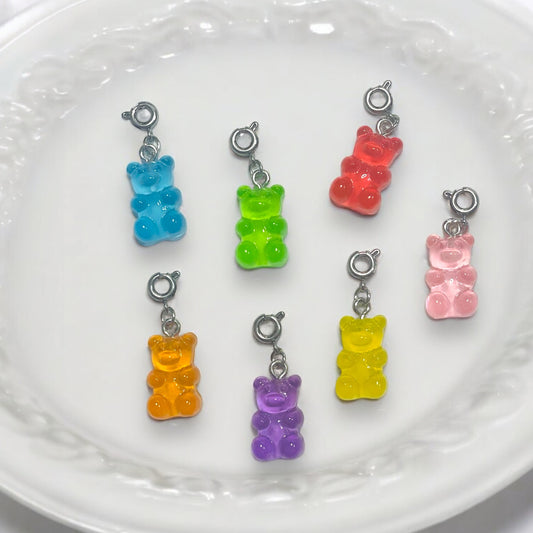 Transparent Gummy Bear Charm