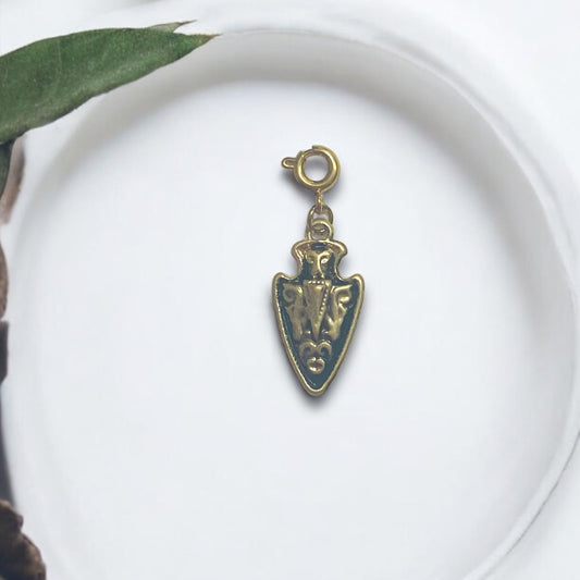 Antiqued Arrowhead Charm